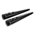 4" Megaphone Slip on Dual Exhaust Pipe Fit For Harley Touring Road King 95-2016