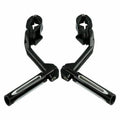 1.25'' Adjustable Highway Footrest Peg Long Angled Mount Fit For Harley Touring