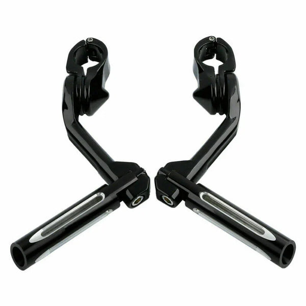 1.25'' Adjustable Highway Footrest Peg Long Angled Mount Fit For Harley Touring