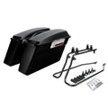Matte Saddlebag Conversion Bracket Fit For Harley Heritage Softail Classic 84-17