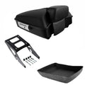 Matte Chopped Trunk Backrest Mount Rack Fit For Harley Sport Glide 2018-25