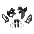 Front Rider Driver Footrests Bracket Fit For Suzuki GSXR600 GSXR750 2006-2010 09
