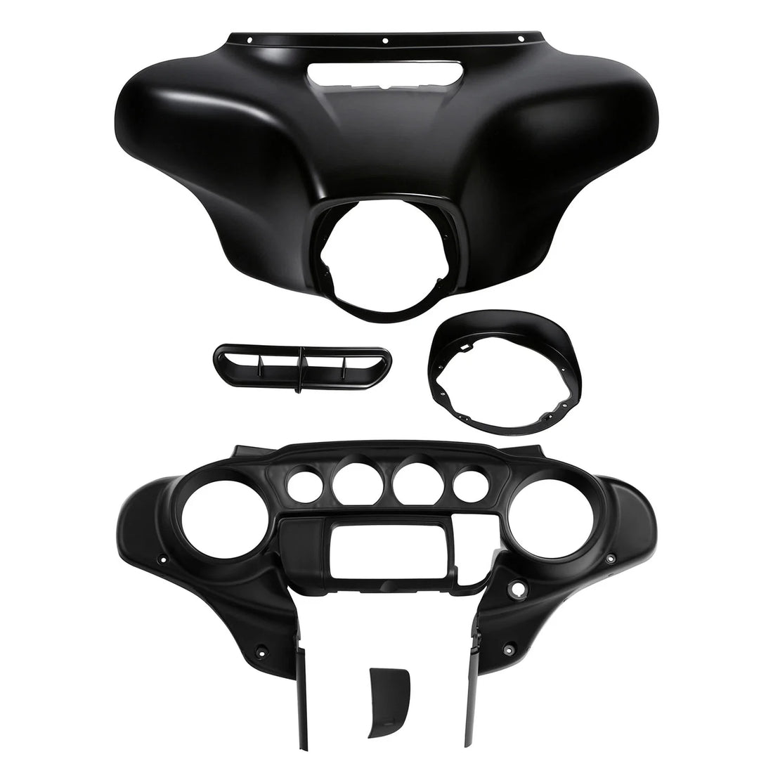 Batwing Inner Outer Fairings Fit For Harley Electra Glide 2014-2023 Black Denim