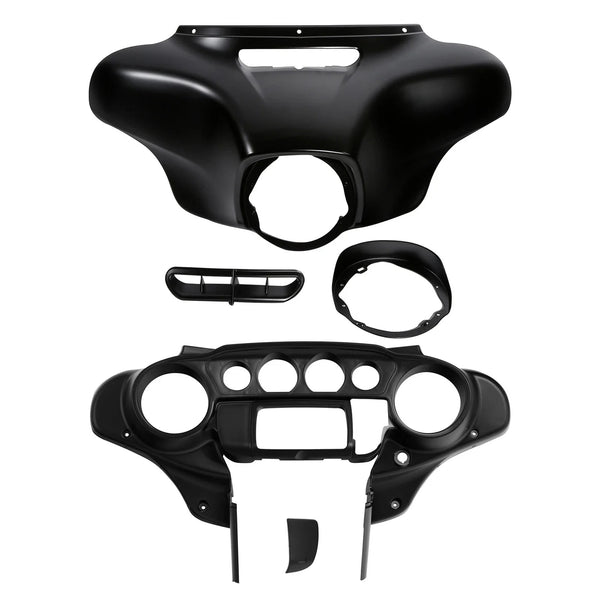 Batwing Inner Outer Fairings Fit For Harley Electra Glide 2014-2023 Black Denim