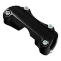 1'' Handlebar Riser Top Clamp Fit For Harley Touring Cvo Road Glide 88-23 Black