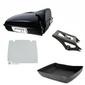 Razor Trunk Backrest & Mount Rack Plate Fit For Harley Touring Road Glide 14-26