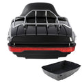 King Trunk LED Brake Tail Light Pad Fit For Harley Touring Cvo Road Glide 14-26