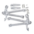Rear Pedals Footrest Foot Pegs Bracket Set Fit For Suzuki GSXR1000 2007-2008 K7
