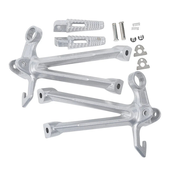 Rear Pedals Footrest Foot Pegs Bracket Set Fit For Suzuki GSXR1000 2007-2008 K7