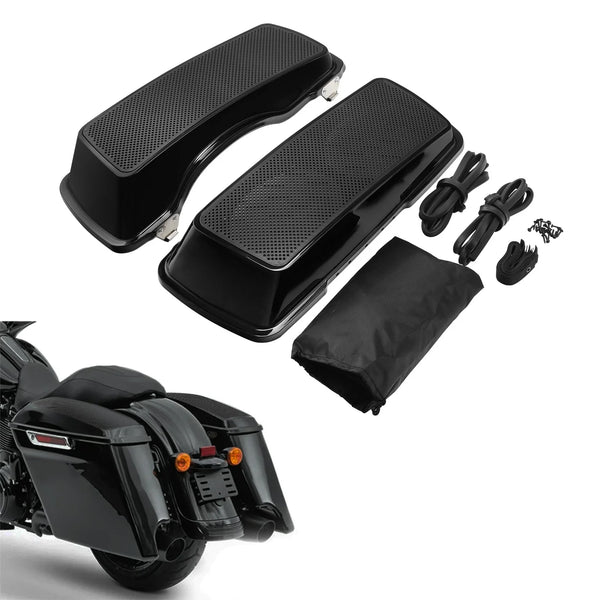 Saddlebag Dual 6x9 Speaker Lids Fit For Harley Touring Road Street Glide 93-13