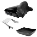 Chopped Trunk Pad Mount Rack Fit For Harley Touring Road King Flhr 97-2008