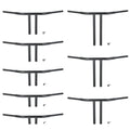 4"/6"/8"/10"/12'' /14''/16''/18''Rise T-Bars Handlebar Fit For Harley Dyna