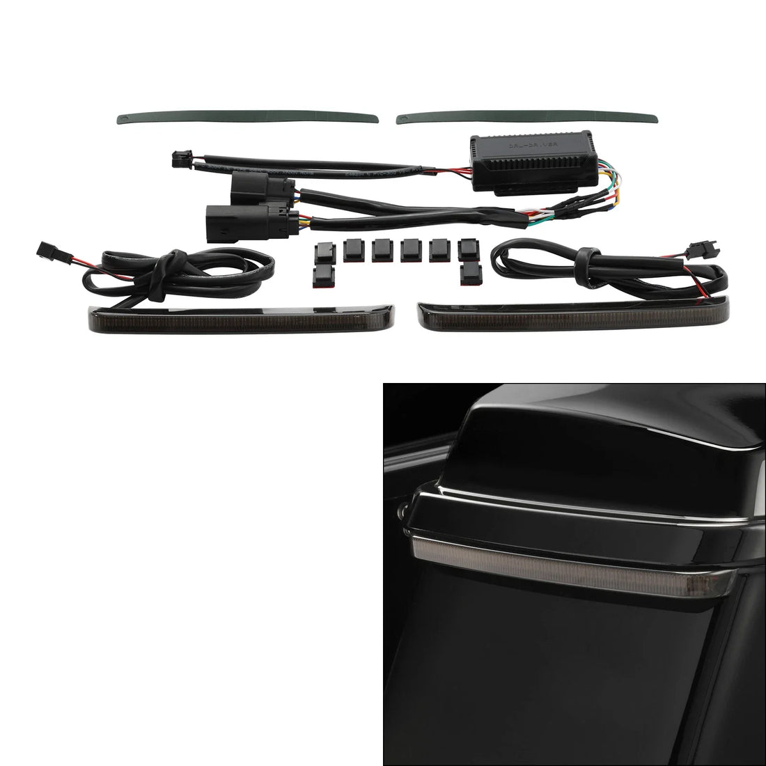 LED Saddlebags Run Brake Turn Signals Lights Fit For Harley Street Glide 14-2023
