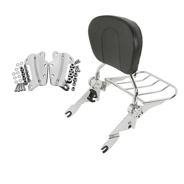 Backrest Sissy Bar & Docking Hardware Kit Fit For Harley Electra Glide 2009-2013