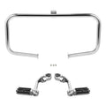 Highway Engine Guard Crash Bar Footpegs Mount Fit For Harley Touring 1997-2008