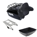 King Trunk Backrest Mount Rack Fit For Harley Touring Cvo Street Glide 2014-2026