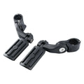 Matte Short Angled Adjustable Highway Peg Kit Fit For Harley Touring Road King