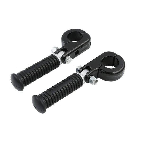 1 1/4" Highway Engine Guards Foot Pegs Mount Clamps For Harley Touring Yamaha