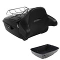 King Trunk Backrest Luggage Rack Fit For Harley Electra Glide 2009-13 Black