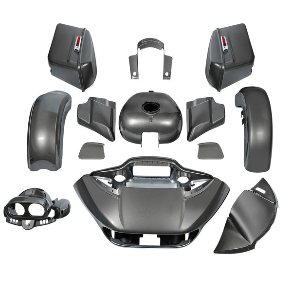 Fairing Bodywork Fit For Harley Touring Road Glide Ultra 2015-24 Industrial Gray