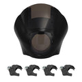 Quarter Headlight Fairing Windscreen 39mm Clamps Fit For Harley Sportster Dyna