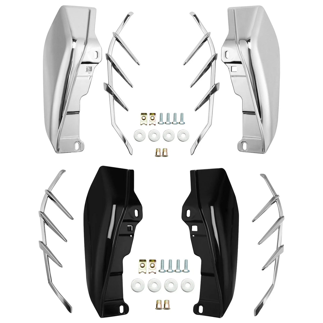 Mid-Frame Air Deflectors & Trim Fit For Harley Touring Road King Glide 2009-2023