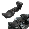 Low Profile Driver Passenger Seat + Backrest Fit For Harley Touring 2014-2023