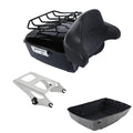 King Trunk Backrest Pad Mounting Rack Fit For Harley Touring 2014-2026 2025 2024