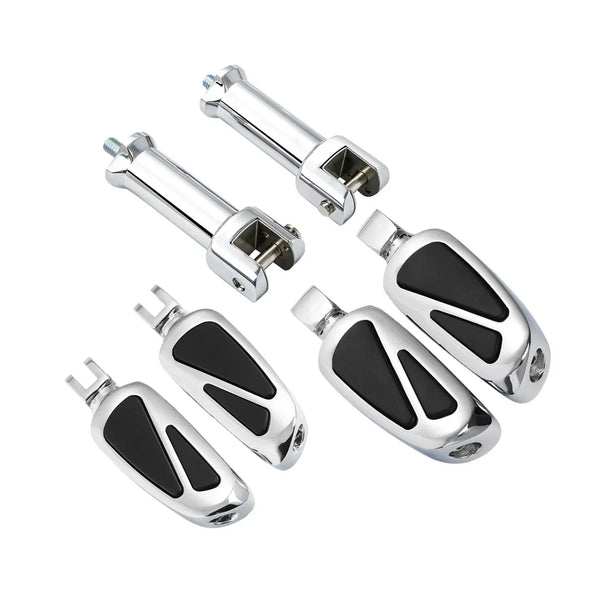 Driver Passenger Footpegs Bracket Fit For Harley Softail Fat Boy Low Rider 18-25