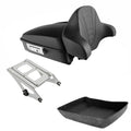 Matte Chopped Trunk Pad Mount Rack Fit For Harley Touring Street Glide 2014-2026