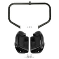 Black Lower Vented Fairings Engine Guard Bar Fit For Harley Street Glide 2014-23