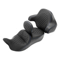 Black Blue Hammock Seat & Backrest Fit For Harley Electra Glide 2014-2023