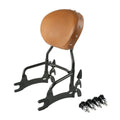12" Sissy Bar Backrest Pad Mounting Spools Fit For Indian Roadmaster 2017-2022