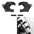 49mm windshield Clamps set of 4 Fit For Harley Dyna Super Glide Low Rider Fxdl