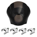 Quarter Fairing Windshield + 49mm Clamps Fit For Harley Sportster XL883 Dyna