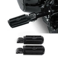 Black Foot Pegs Footrest Fit For Harley Softail Street Fat Bob Low Rider 18-25