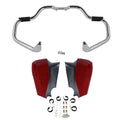 Chrome Mustache Engine Guard Red Lower Vented Fairings Fit For Chieftain 2014-18