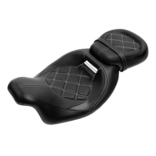 Low-Profile Rider Driver & Passenger Seats Fit For Harley Cvo Street Glide 09-23