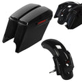 5" Hard Saddlebags Rear Fender Fit For Harley Touring Road King Glide 2009-2013