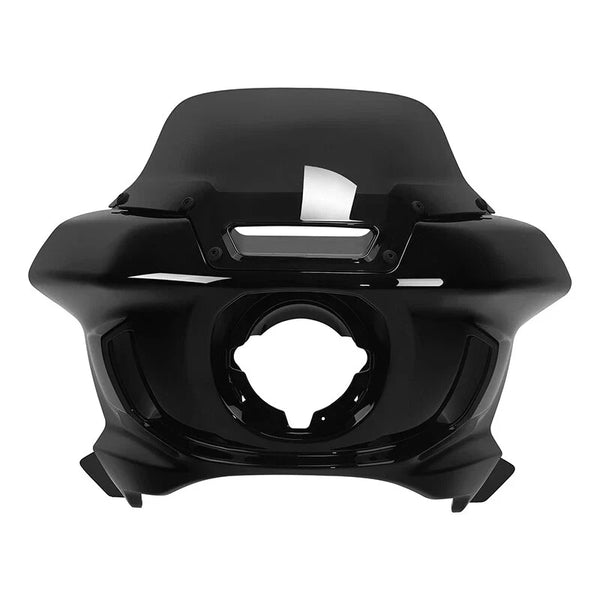 Black Front Headlight Fairing Windshield Fit For Harley Low Rider ST 2022-2025