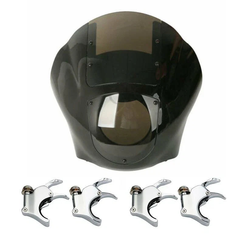 Quarter Fairing Smoke Windshield 49mm Fork Clamps Fit For Harley Sportster XL883