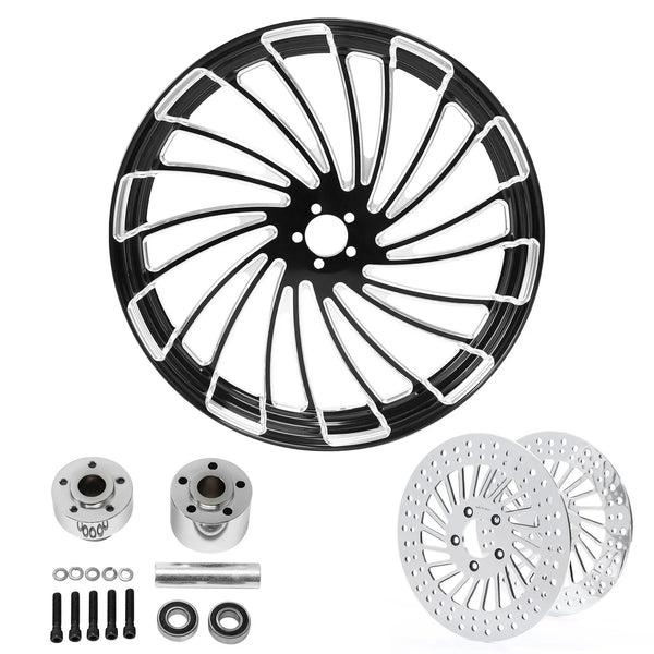 32" Front Wheel Rim Single Hub Brake Rotor Fit For Harley Road Glide 2008-2023