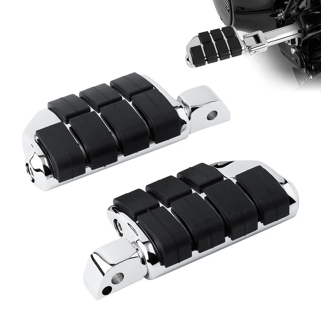 Rear Foot Pegs Footrests Fit For Harley Softail Sport Glide Deluxe Flde 18-23 22