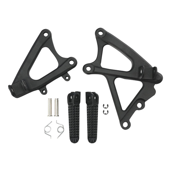 Front Driver Rider Footrests Footpegs Bracket Fit For Yamaha Yzf R1 2009-2014 13