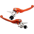 Tusk Axis Folding Lever Set Standard Orange For GASGAS MC 65 2021-2023