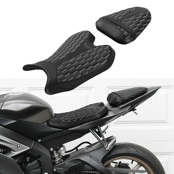 Front Driver & Rear Passenger Seat Fit For Yamaha Yzf R6 2008-2016
