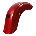 Rear Fender Fit For Harley Road Electra Glide 09-23 Wicked Red/Barracuda Silver