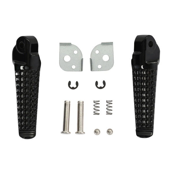 Passenger Footrests Footpegs Fit For Suzuki GSXR600 1997-2000 GSXR750 1996-1999