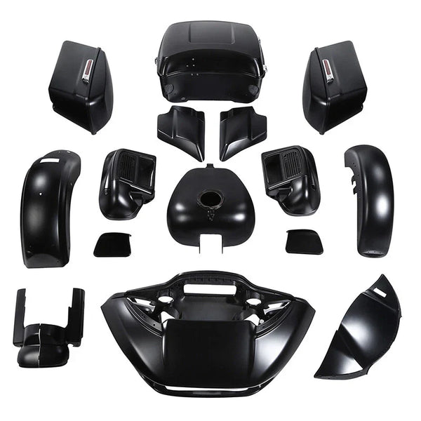 Fairings Bodywork Kit Fit For Harley Road Glide Limited 2015-2024 19 Black Denim