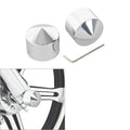 Aluminum Front Axle Nut Cover Bolt Fit For Harley Touring Sportster Softail Dyna